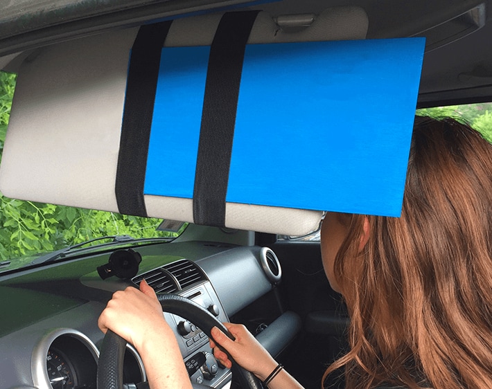 DIY: Extend Your Car's Sun Visor
