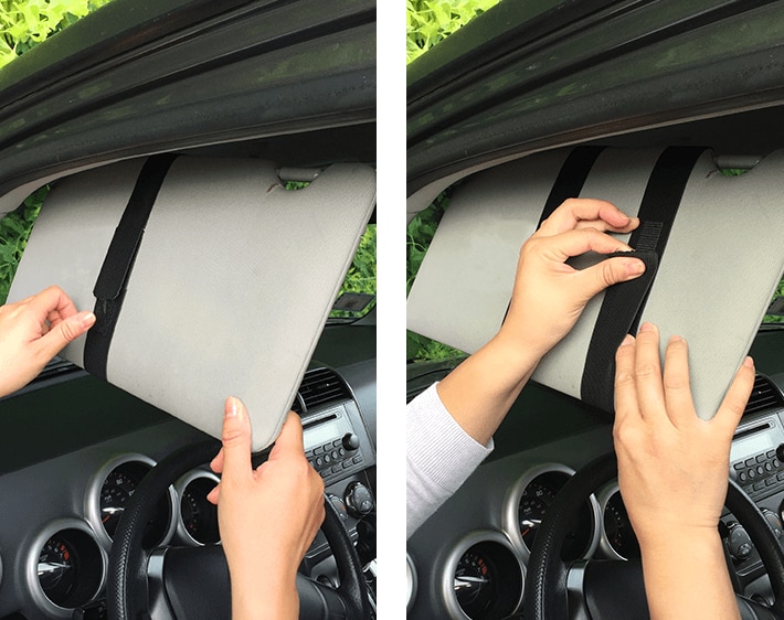 Brown Polarized Sun Visor Extender, Sun Visor Extender for Cars