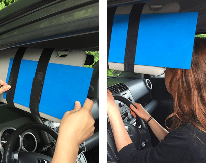 DIY: Extend Your Car's Sun Visor