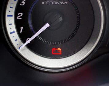 battery indicator car dashboard