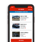image of firestone app on a mobile phone