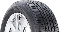 Top half section of a Turanza tire